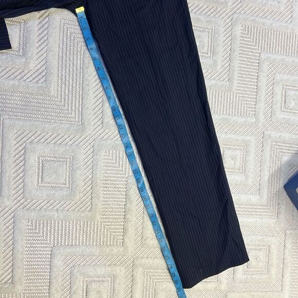 BOSS - Pinstripe Dress Pants - Navy - Picture 8 of 8
